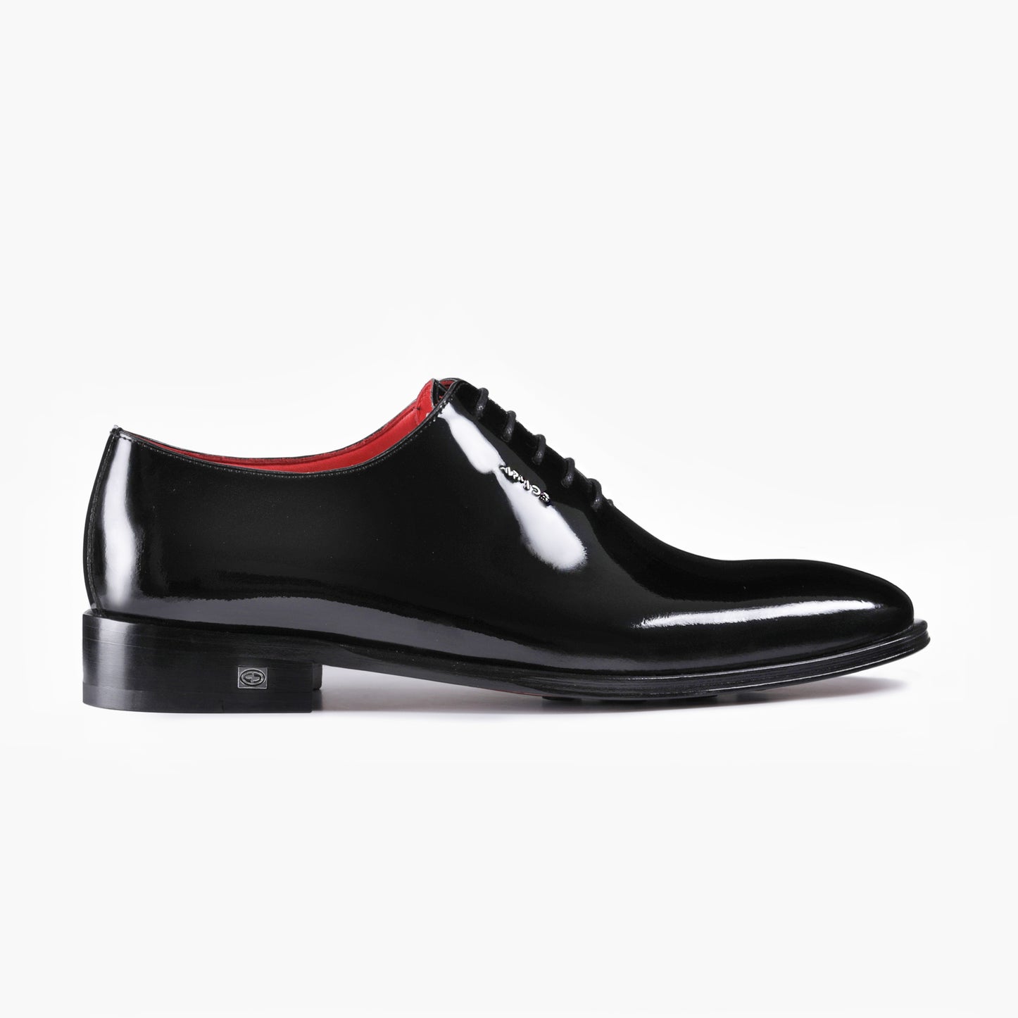 Men's Black Patent Leather Oxfords