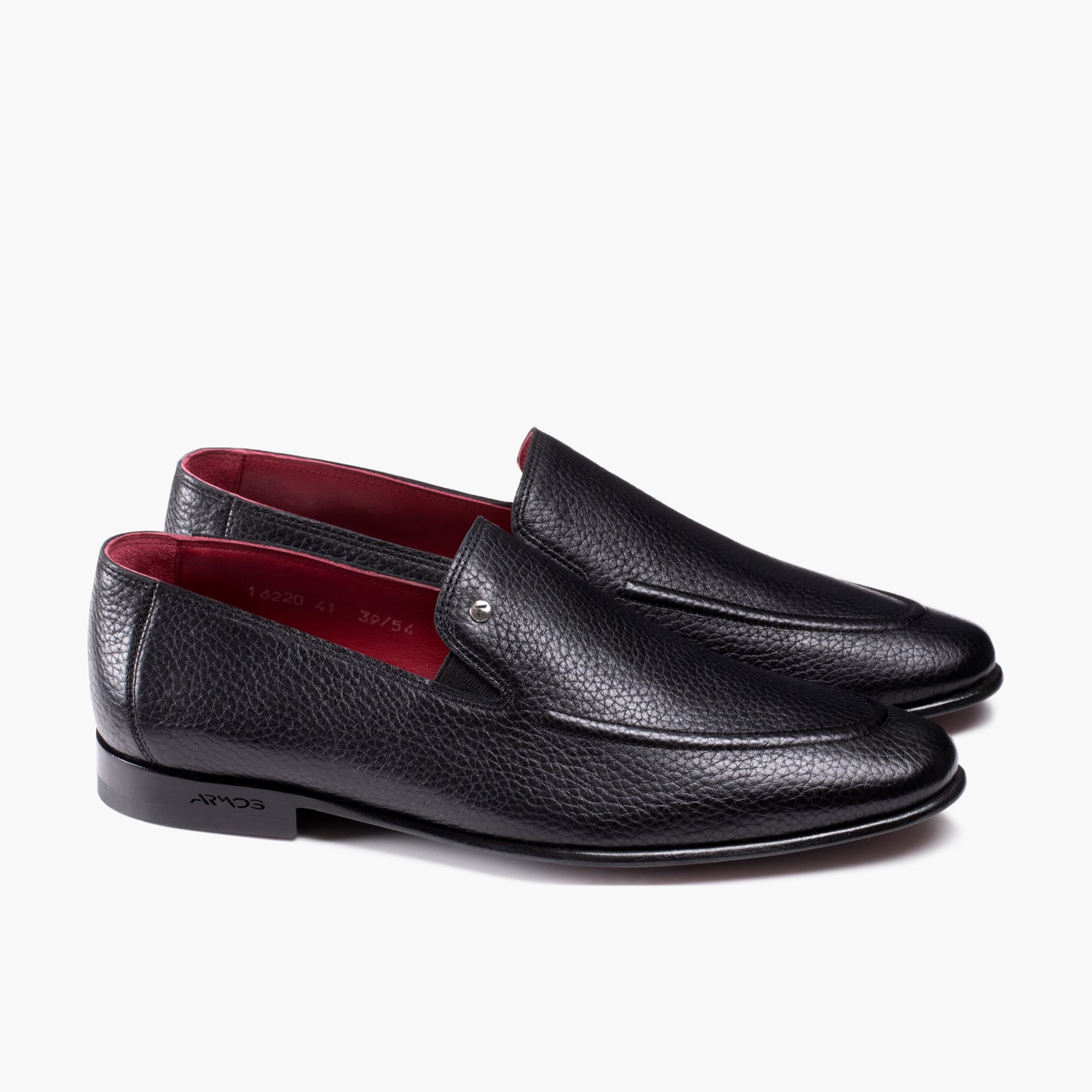 Men’s Black Deer Leather Loafer