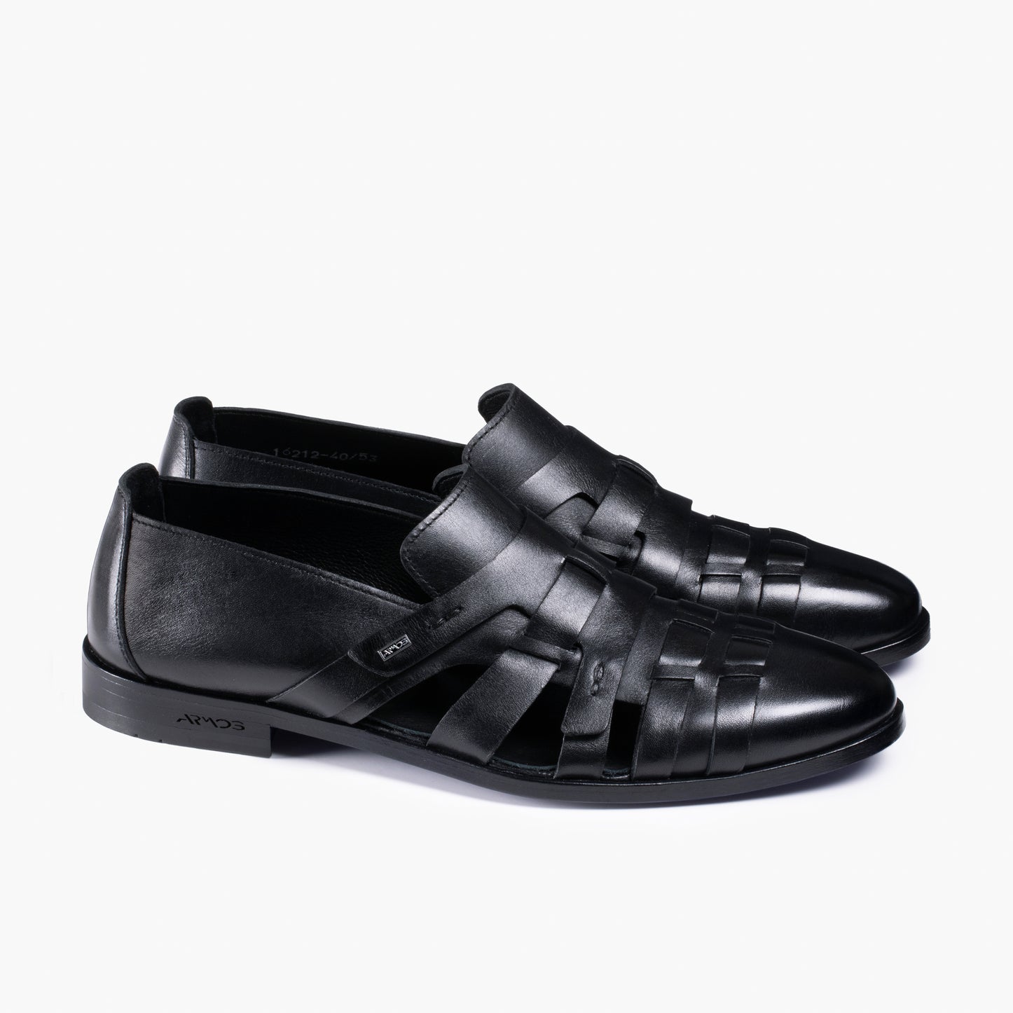 Men's Black Side Strap Fisherman Sandal
