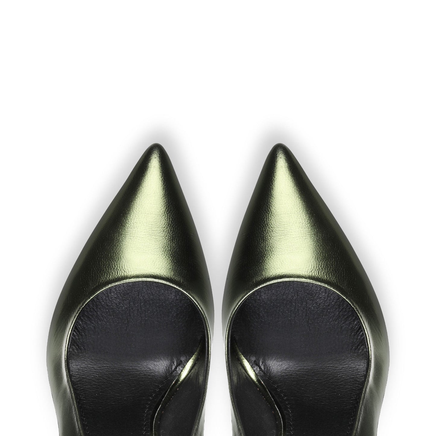 Women's Metallic Pearl Green Pump