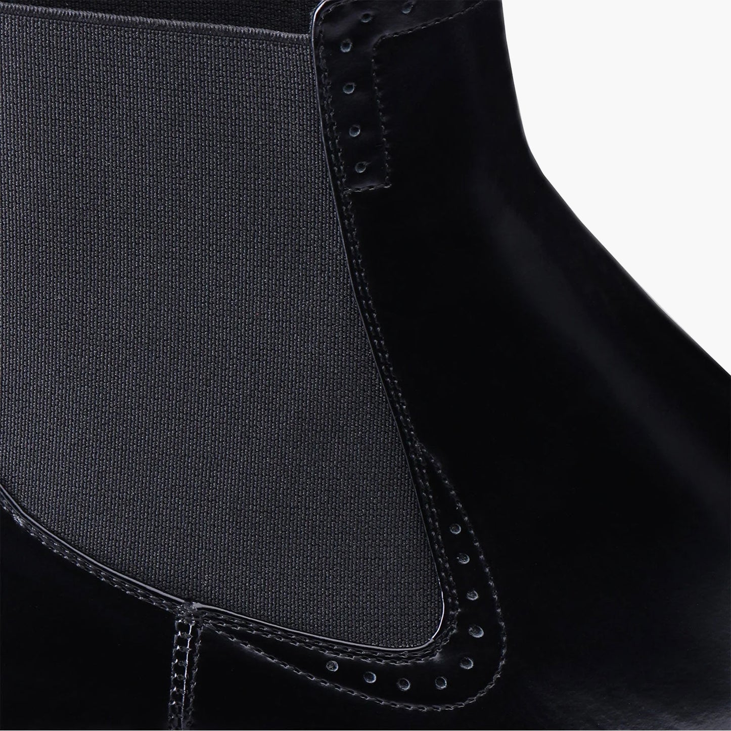 Men's Black Patent Leather Chelsea Boot