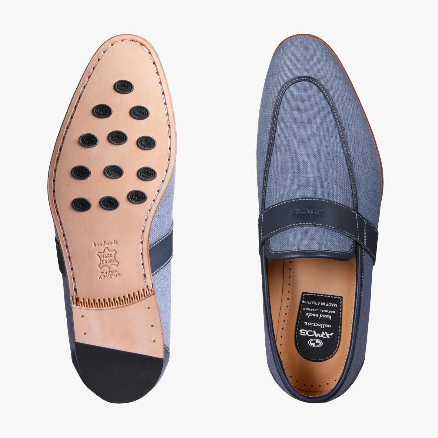 Men’s Blue Denim Slip-on Loafer