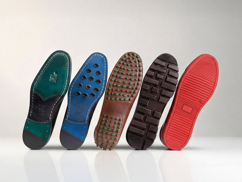 Different types of shoe soles