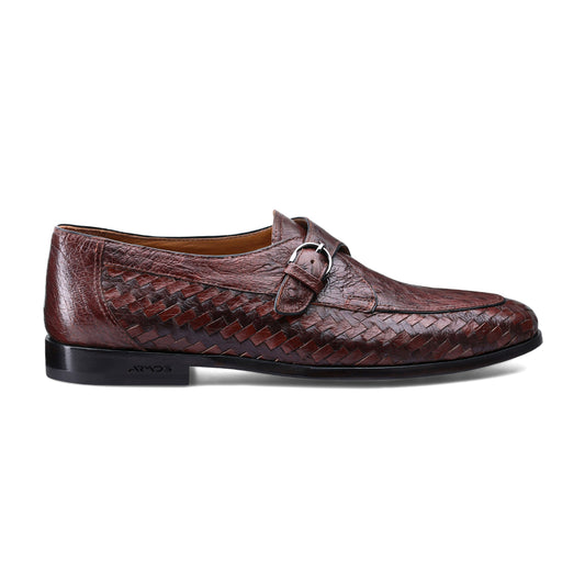 Ostrich leather shoes