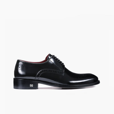 black derby-brouges