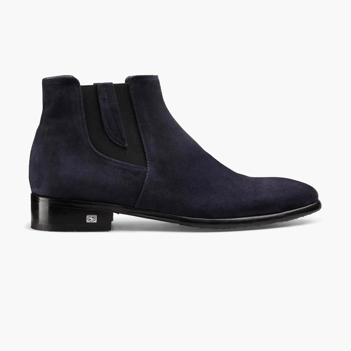 Men's Blue Suede Ankle Boot