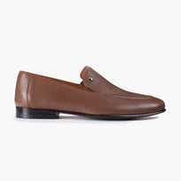Men's Brown Deer Leather Loafer - right side
