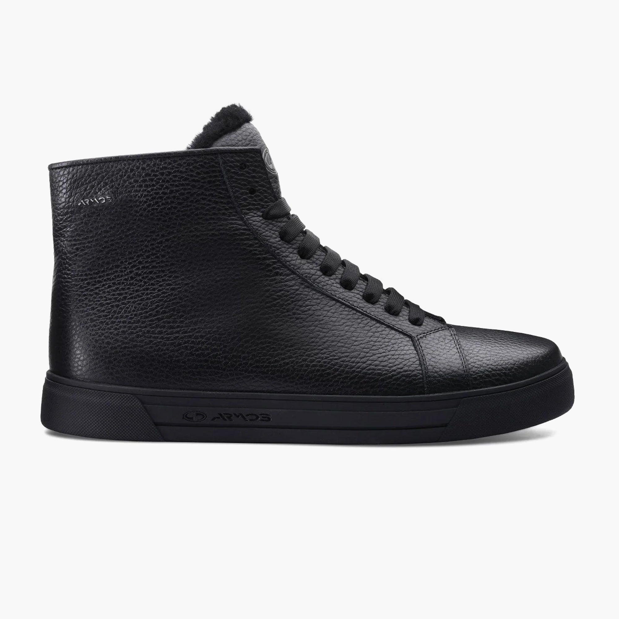Men's Black Insulated High-Top Sneaker