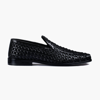 Handcrafted Men's Black Woven Leather Loafer | Size 12.5 | ARMOS | 2-Year Warranty | Premium Materials Handcrafted Men's Black Woven Leather Loafer | Size 12.5 | ARMOS | 2-Year Warranty | Premium Materials