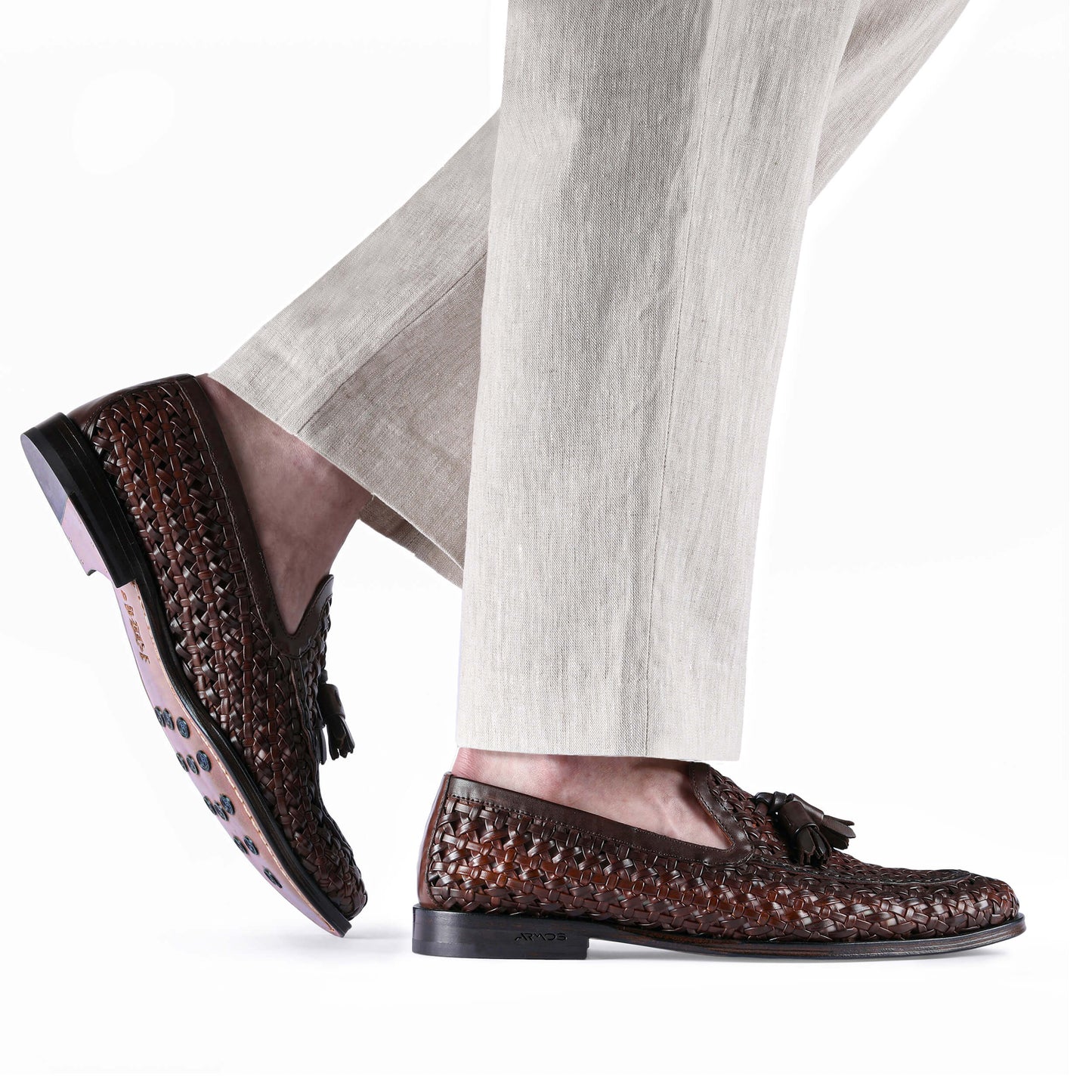 Woven loafers