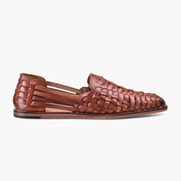 Men's Brown Leather Huarache Sandal - right side
