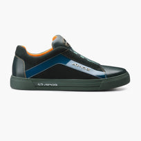 Men’s Green Checkered Leather Sneaker - right side