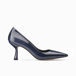 Women’s Ink-Blue Patent Leather Pump