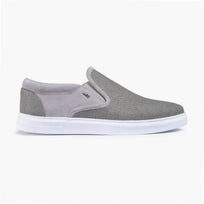 Men's Beige Linen Slip-On Sneaker - right side