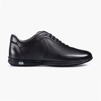 Men's Black Perforated Sneaker - right side