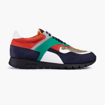 Men's Multi-Color Suede Sneaker - right side
