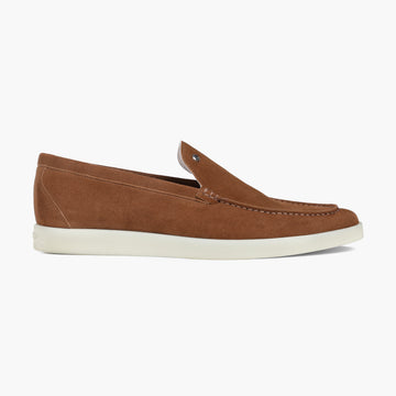 Men’s Cognac Suede Loafer - right side