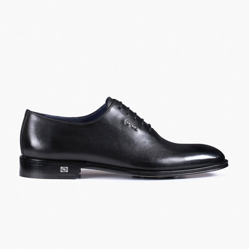 Men’s Black Leather Wholecut Oxford