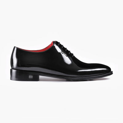 Handcrafted Men's Black Patent Leather Wholecut Oxford | Size 10 | ARMOS | 2-Year Warranty | Premium Materials Handcrafted Men's Black Patent Leather Wholecut Oxford | Size 10 | ARMOS | 2-Year Warranty | Premium Materials