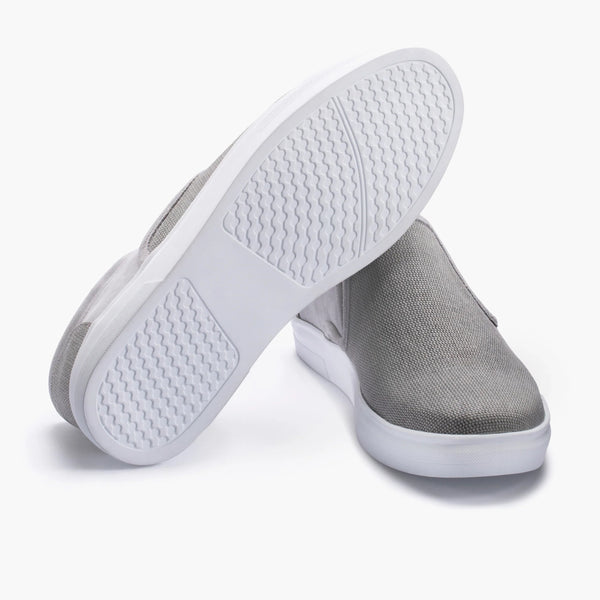 Men's Beige Linen Slip-On Sneaker