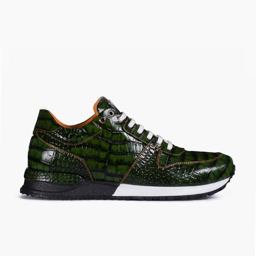green ceoc-print sneaker 