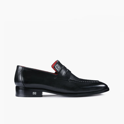 black penny loafer