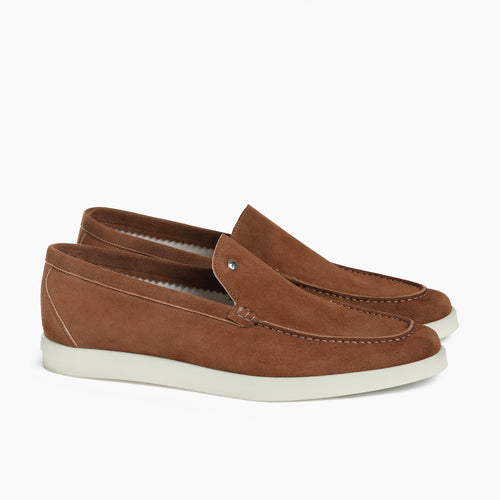 Men’s Cognac Suede Loafer - pair