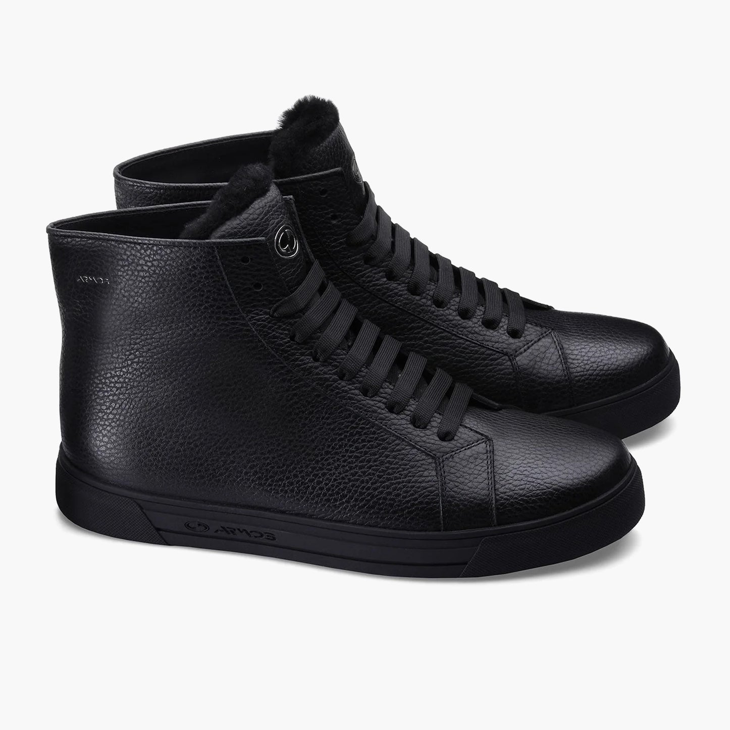 Men's Black Insulated High-Top Sneaker