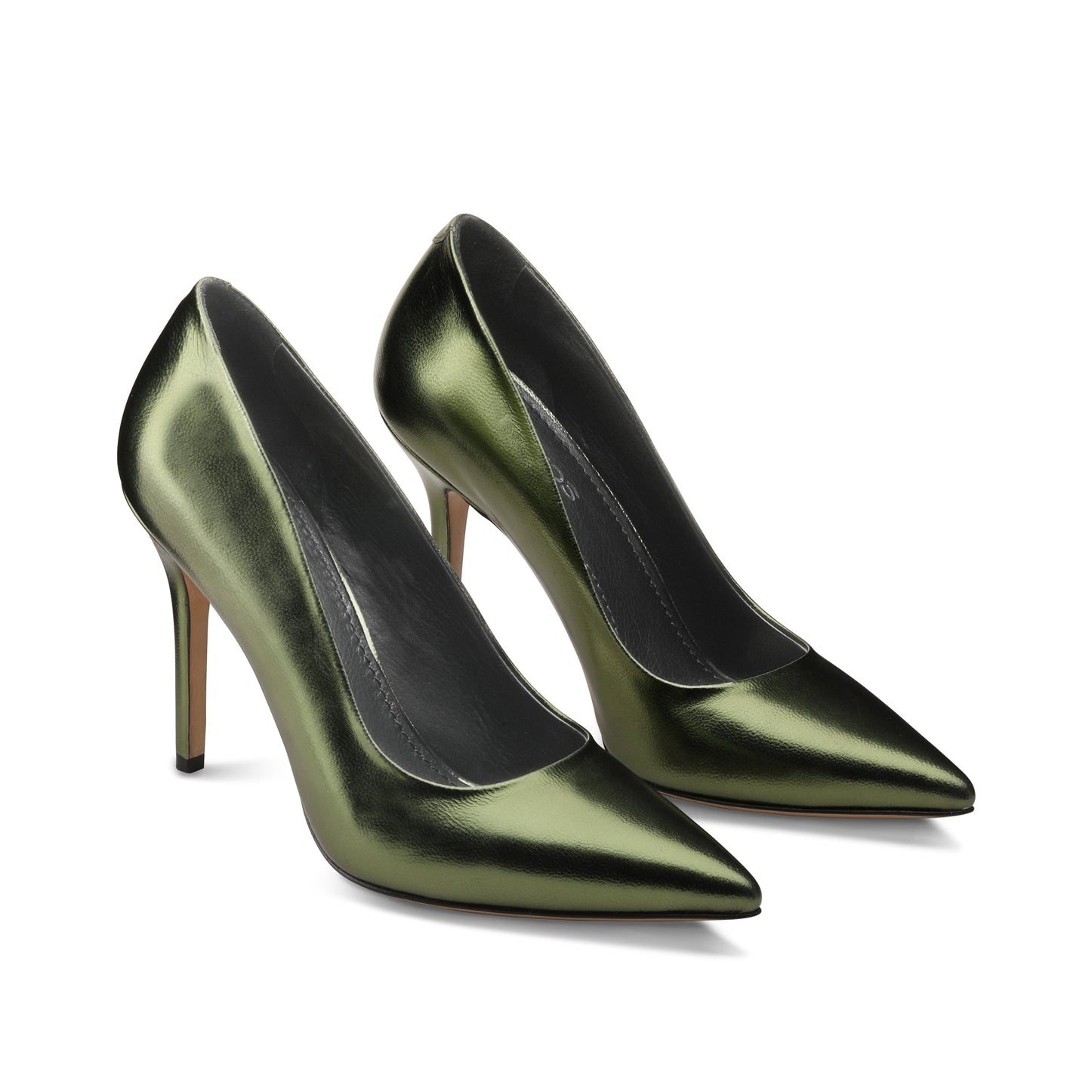 Women's Metallic Pearl Green Pump