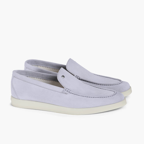 Men’s Light Lavender Suede Loafer - pair