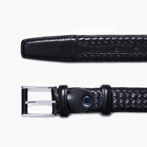 Braided black belt