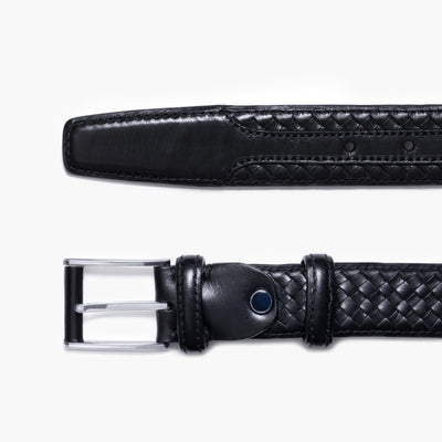 Braided black belt
