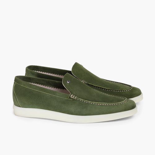 Men’s Green Suede Loafer - pair
