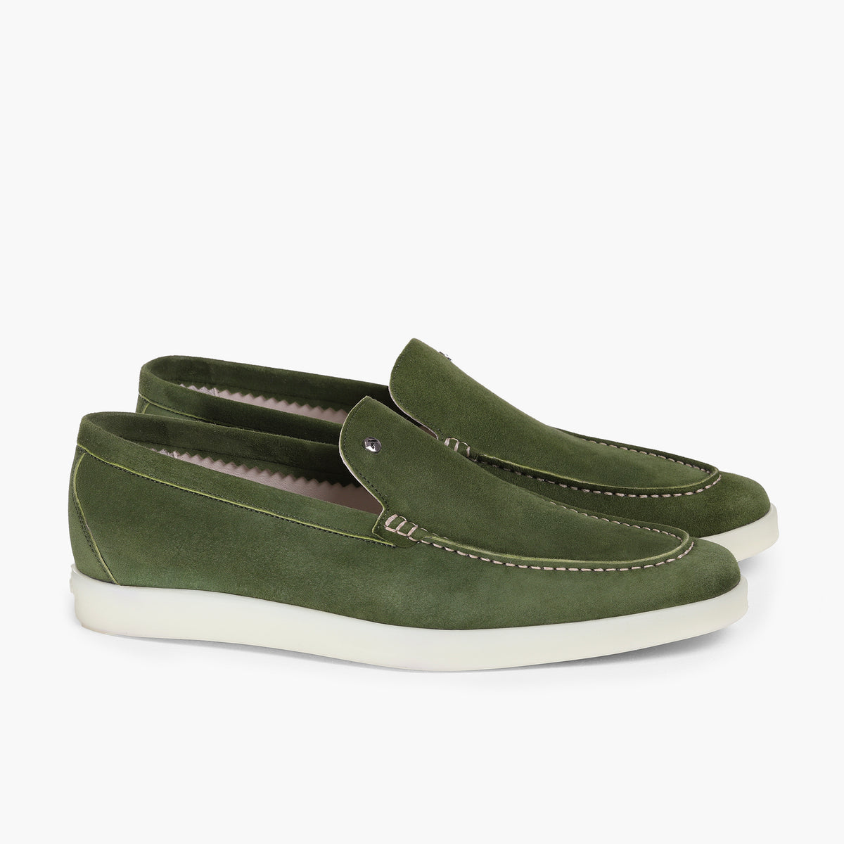 Men’s Green Suede Loafer - pair