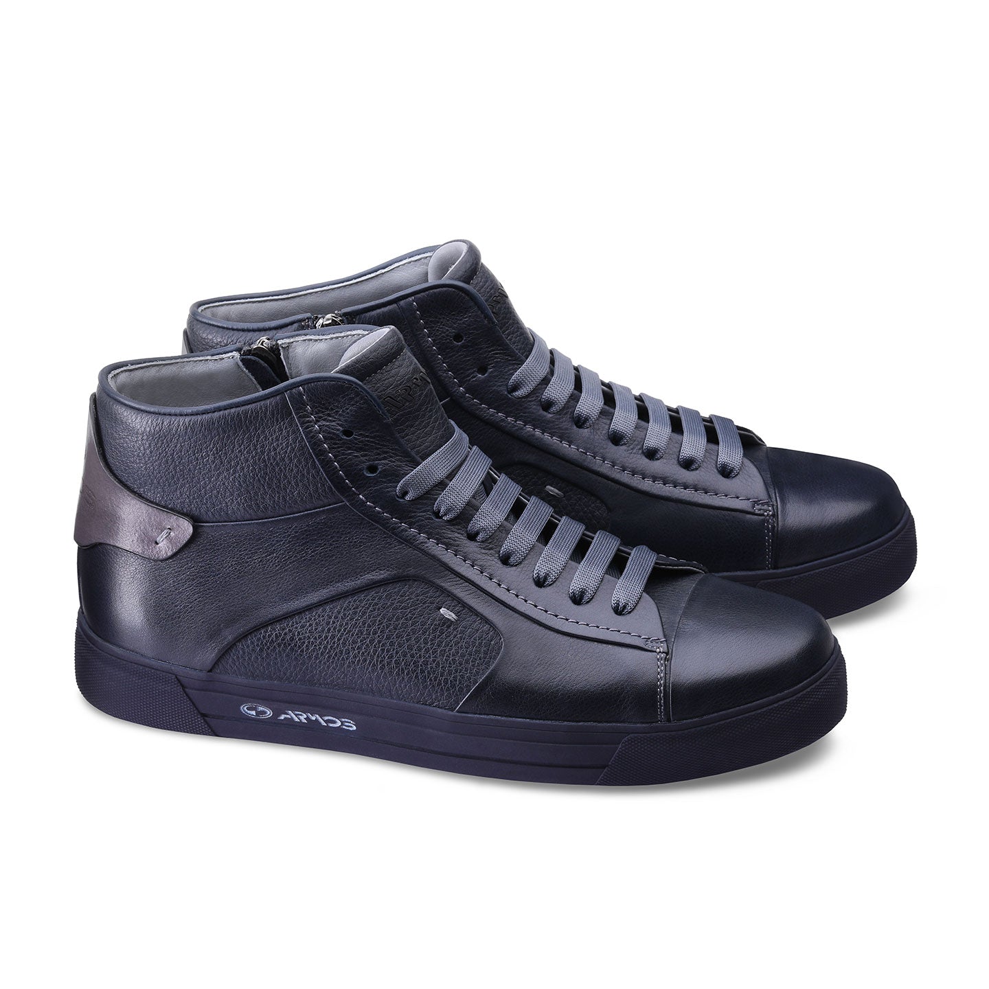 mens blue wither sneakers