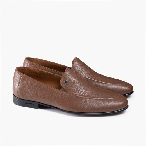 Men's Brown Leather Loafer