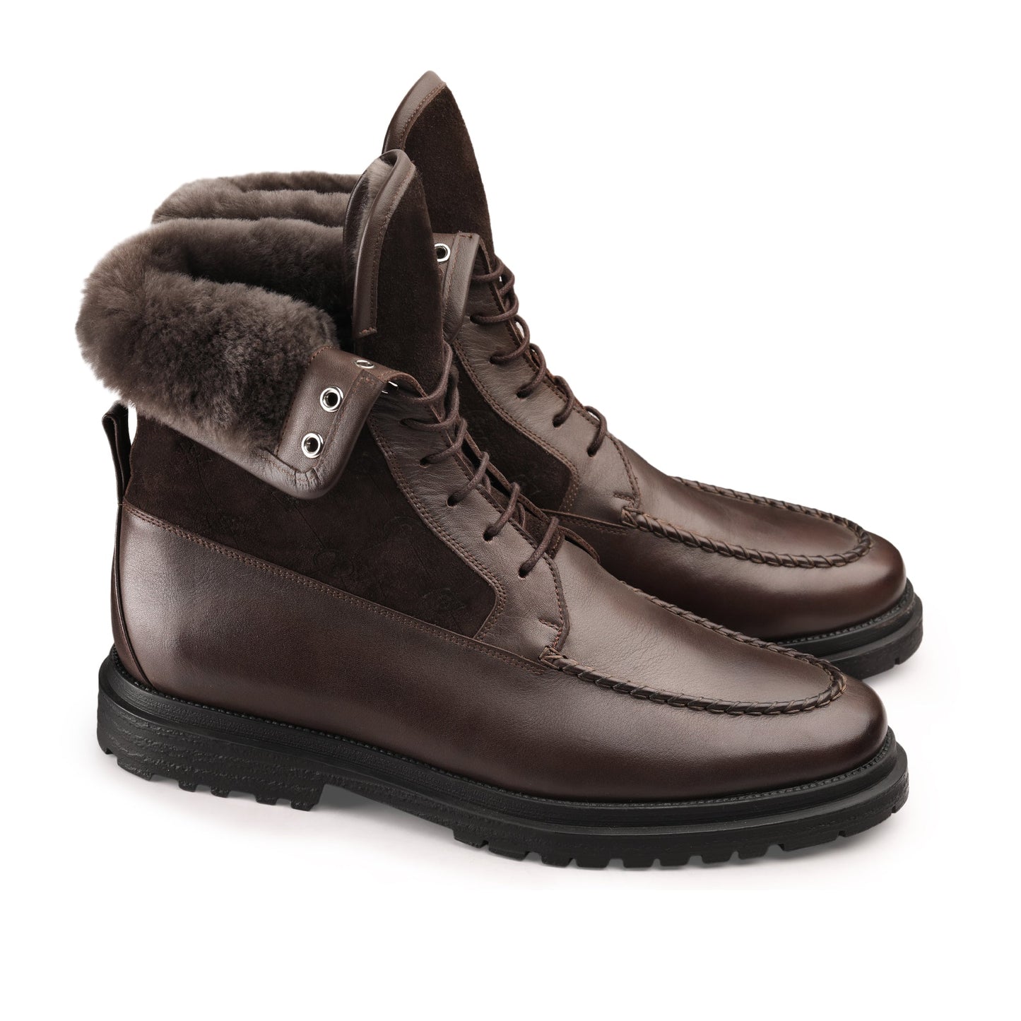 Brown winter boots