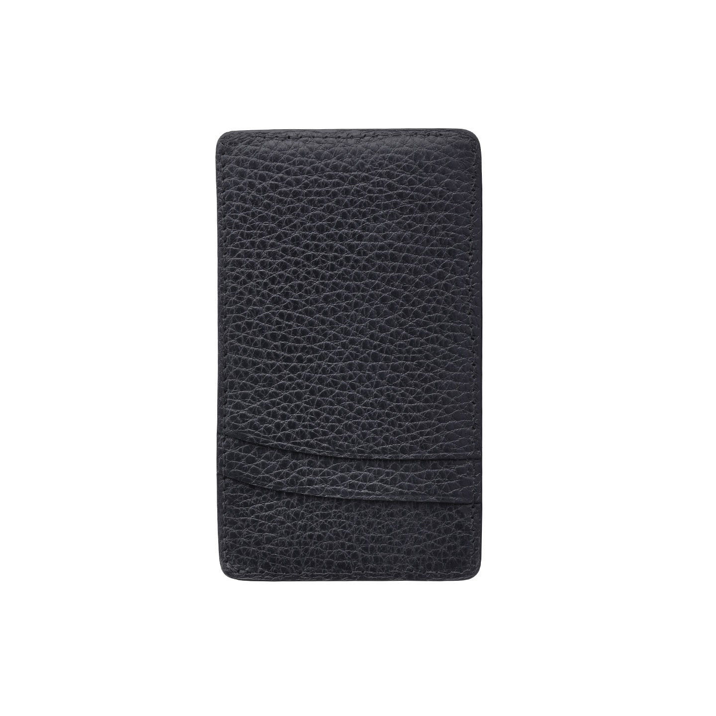 Black leather cardholder