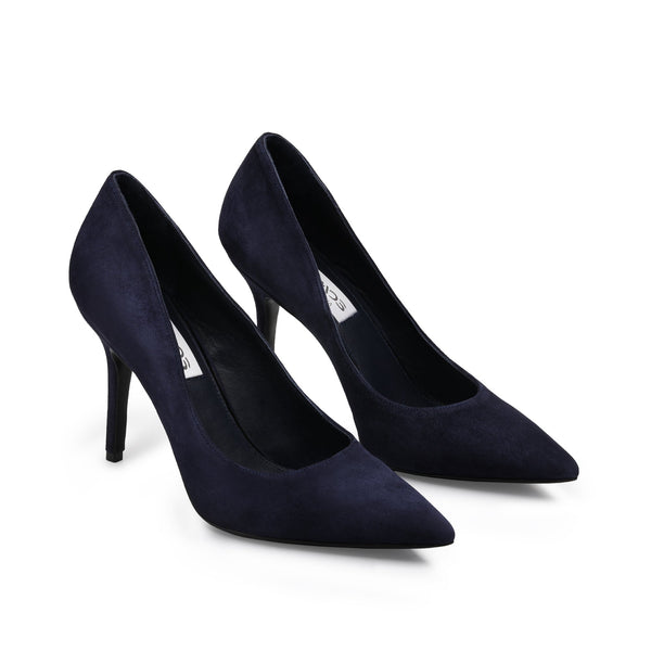 Women's Dark Blue Suede Pump