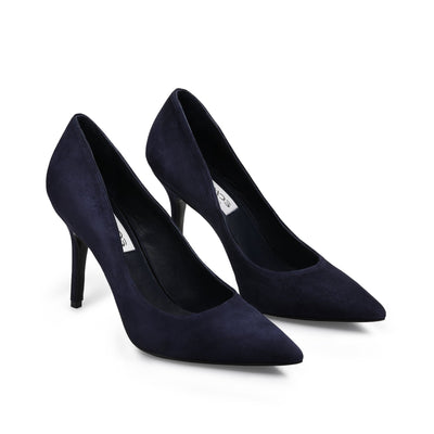 Women's Dark Blue Suede Pump