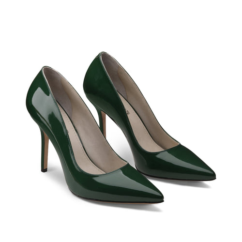 Women's Green Patent Leather Pump