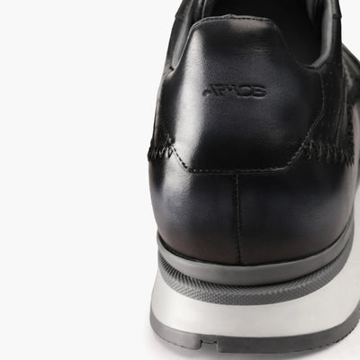 Men's Gray Patina Leather Sneaker