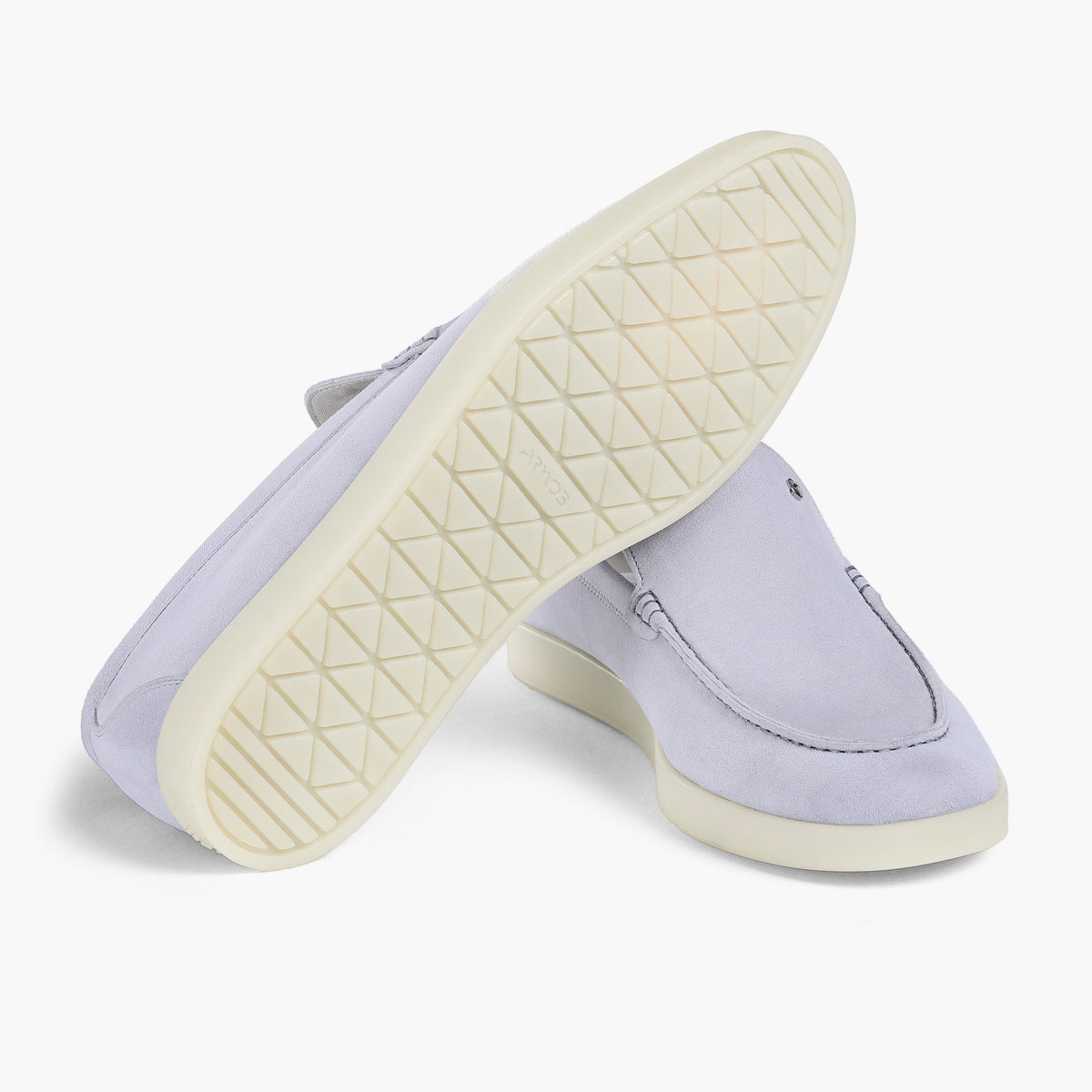 Men’s Light Lavender Suede Loafer - sole