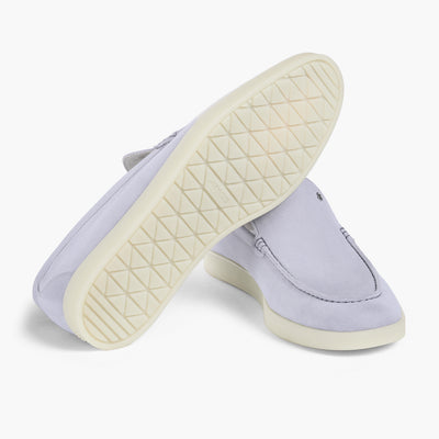 Men’s Light Lavender Suede Loafer - sole