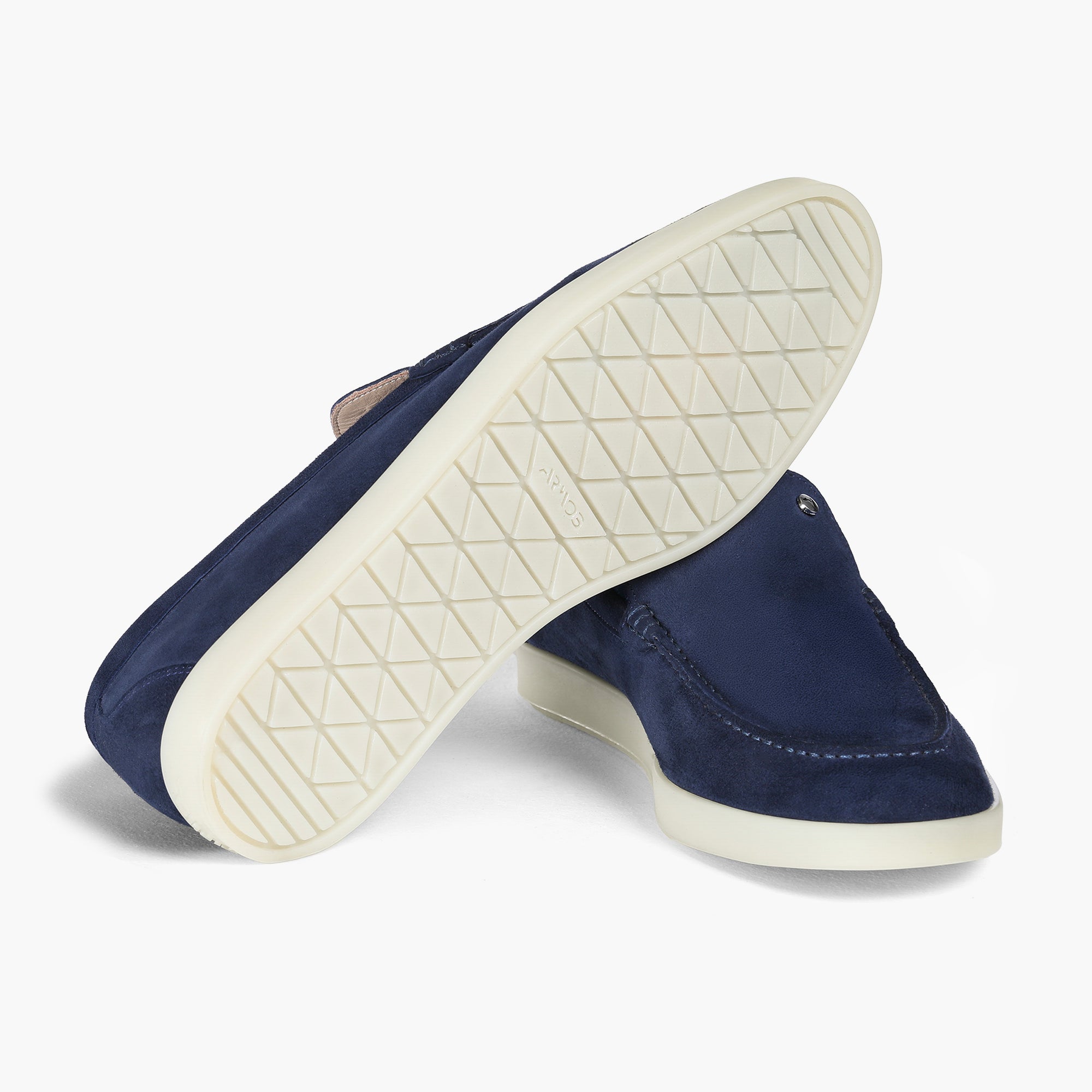 Men’s Navy Suede Loafer - sole