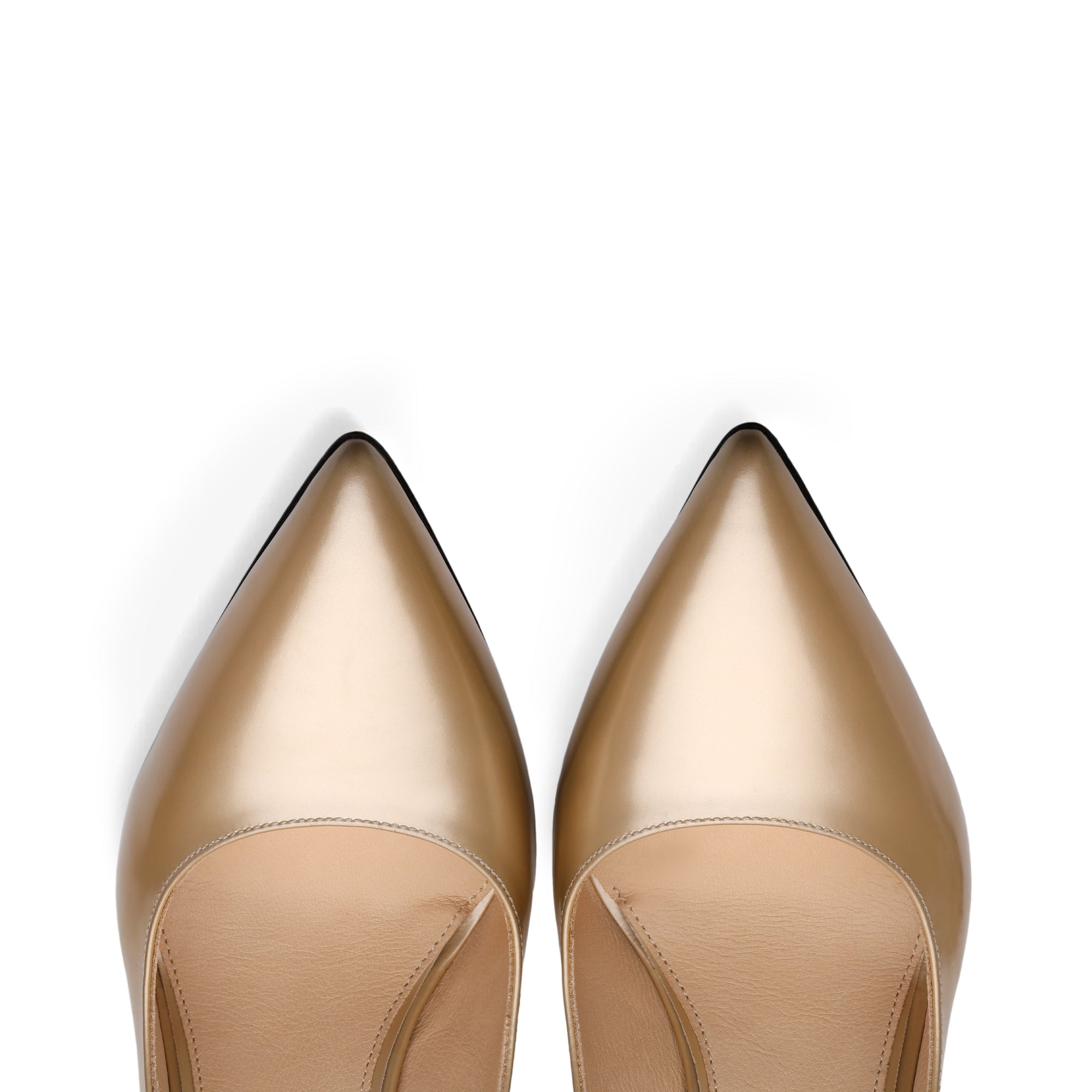 Women’s Pearl Gold Leather Pump