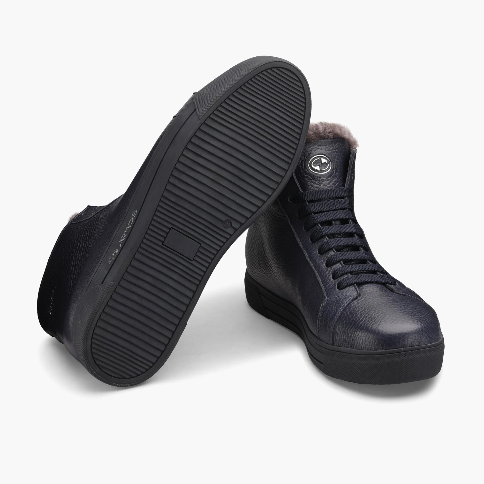 Men's Blue Insulated High-Top Sneaker