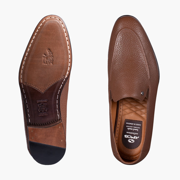 Men's Brown Leather Loafer