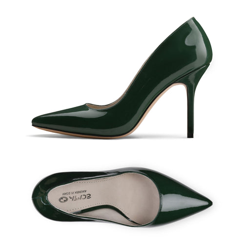 Women's Green Patent Leather Pump