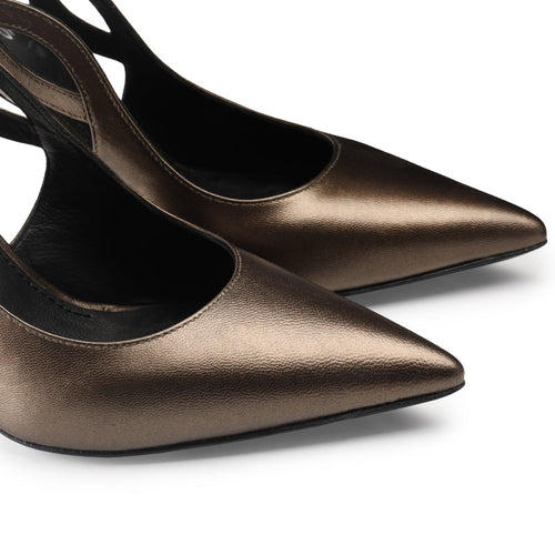 Women’s Bronze Leather Pump